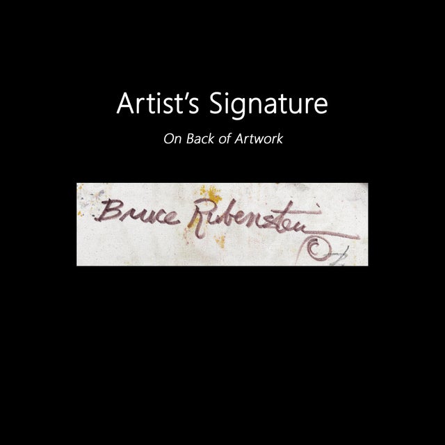 Mid-Hudson Inscape - Large Abstract Expressionist Mixed Media Painting on Canvas by Bruce Rubenstein For Sale - Image 9 of 9