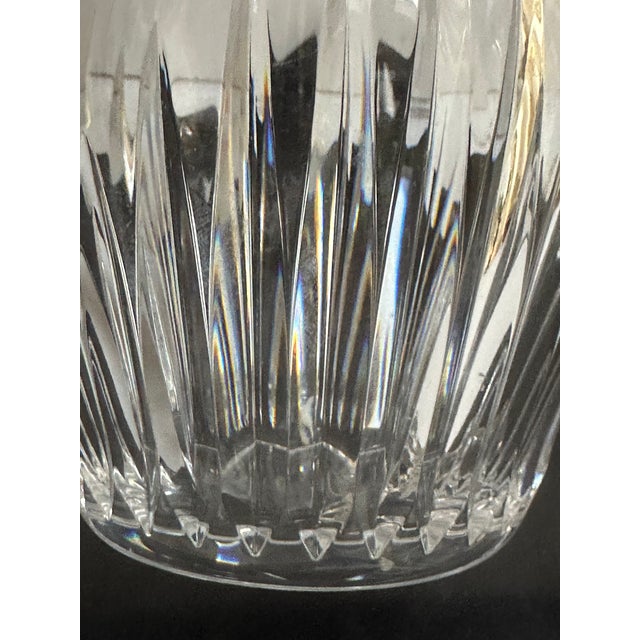 Glass Vintage Baccarat France Crystal "Massena" Blown 11" Tall Decanter With Sign Stopper For Sale - Image 7 of 18