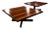 Chanceler Side Tables in Rosewood and Metal, Jorge Zalszupin, 1960s For Sale
