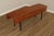 Custom Quality American Made Pine Drop-Leaf Harvest Dining Table on Ebonized Base