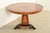 Biedermeier Baker Furniture Stately Homes Collection Burl Wood and Parcel Ebonized Regency Center Table For Sale - Image 3 of 14