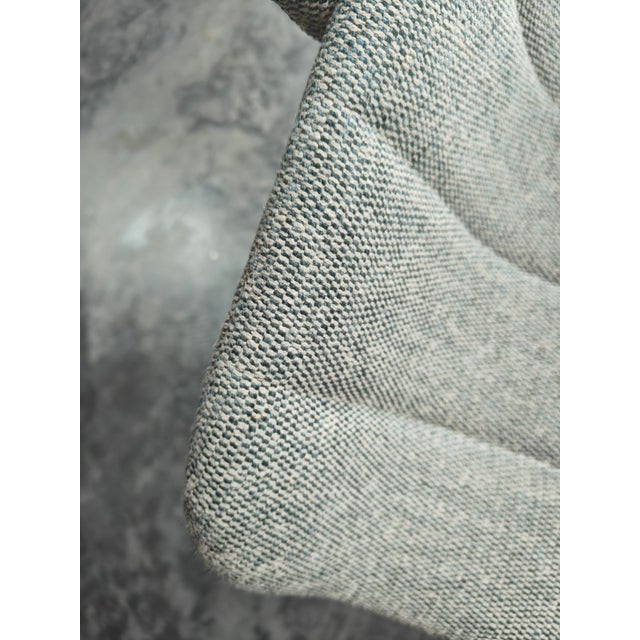 2020s Pair of Bludot of Racer Counter Stools in Marine Tait For Sale - Image 5 of 10