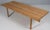 Illum Wikkelsø coffee table in soap treated oak. Made by Mikael Laursen, Aarhus. This piece is attributed to the mentioned...