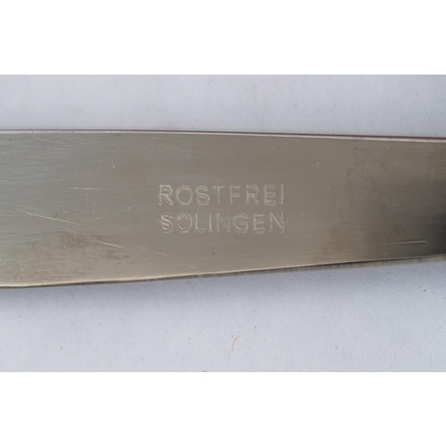 Austrian Fruit Knives and Holder, Vienna, Austria, 1950s, Set of 7 For Sale - Image 10 of 11