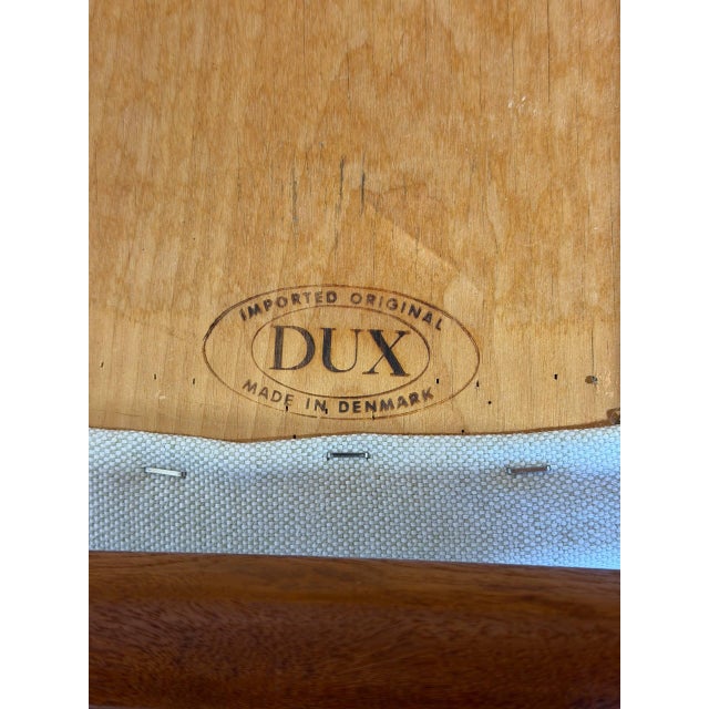 DUX Dux Teak Dining Chairs Set of 4 With Light Upholstery Danish Mid-Century Modern 1960s For Sale - Image 4 of 11
