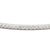 Modern 0.40ctw Diamond Bangle Bracelet, 14k White Gold, Length 6.75 In For Sale - Image 3 of 7