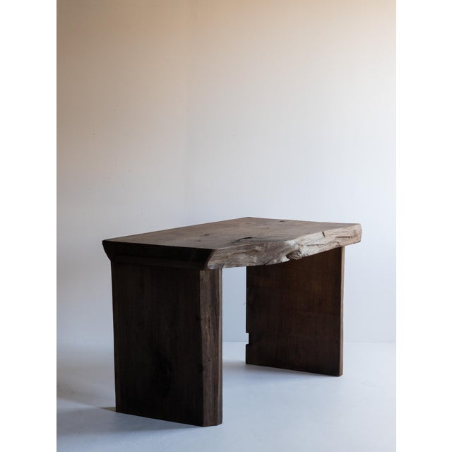Early 20th Century Japanese Antique Wooden Table / 1868-1920 / Wabi-Sabi Table For Sale - Image 5 of 16