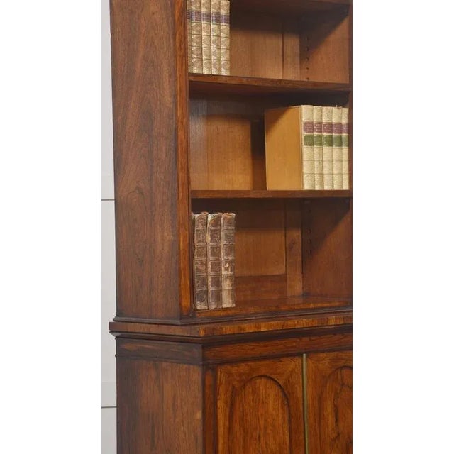 Brown Rosewood Open Bookcase, 19th Century For Sale - Image 8 of 16