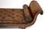 Brown Antique Regency Leather Chaise Lounge, 1810 For Sale - Image 8 of 11