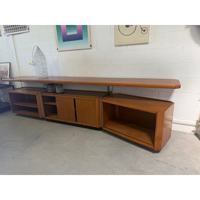 MG14 Modular Bookcase or Sideboard by Osvaldo Borsani for Tecno, 1960, Set of 3 For Sale - Image 10 of 12