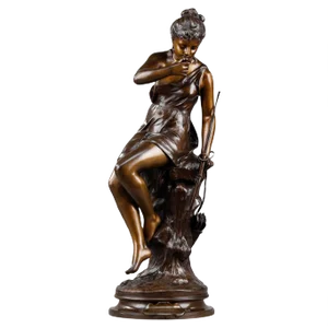 Bronze Sculpture the Source by Lucie Signot Ledieu