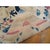 1900s Ivory Field Antique Dragon Medallion Chinese Peking Small Knotted Wool Rug For Sale - Image 9 of 9