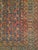 Vintage Baluch Tribal Area Rug in Allover Geometric Pattern in Navy Blue, Brown, Dark Red For Sale - Image 14 of 18