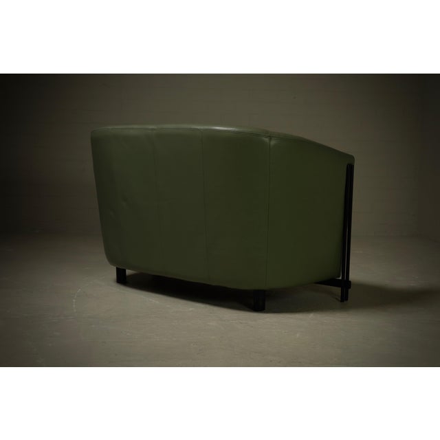 Vintage Leather Club Sofa by Touche, 1980s For Sale - Image 9 of 11