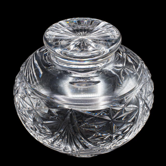 Vintage Rose Bowl, English, Cut Crystal, Posy, Potpourri, Fruit Dish, Circa 1970 For Sale - Image 10 of 11