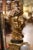 Wood 18th Century French Carved Giltwood & Polychrome "Mother and Child" With Base For Sale - Image 7 of 13