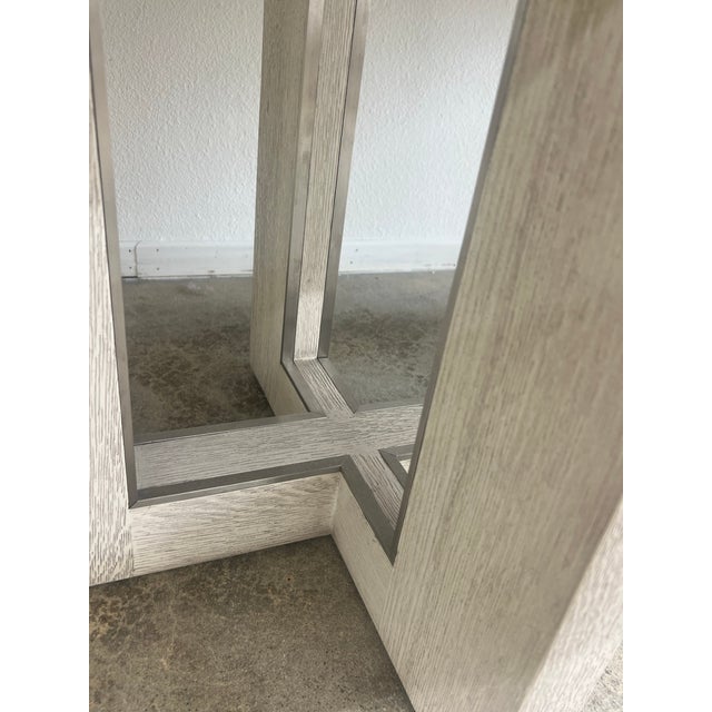 2020s Palecek White Wash Dining Table For Sale - Image 5 of 11