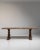 Mid-Century Modern 1970s French Brown Oak Refectory Table For Sale - Image 3 of 15