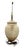 Vintage Rowe Pottery Works, Handcrafted Ceramic Table Lamp., Crackle, Distressed Combined Matte and Neutral Crackled Glaze Finish. For Sale In San Francisco - Image 6 of 8