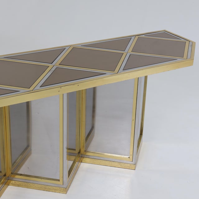 Modern 1970s Italian Modernist Long Console For Sale - Image 3 of 10