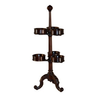 19th Century Mahogany Condiment Server For Sale