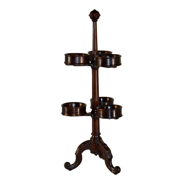19th Century Mahogany Condiment Server For Sale