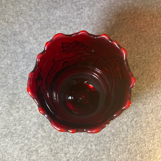 Glass Late 20th Century Acorn Open Spooner by Mosser, Ohio For Sale - Image 7 of 7