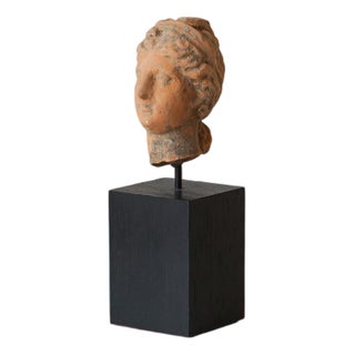 Unknown, Ancient Greek Terracotta Head, 1800s, Terracotta For Sale