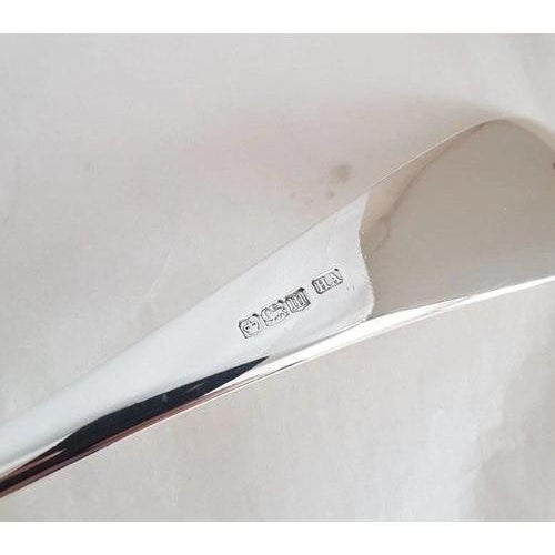 Antique George V Sterling Silver Soup Punch Ladle from Atkin Brothers, 1929 For Sale - Image 17 of 18