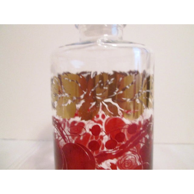 French French Gold-Gilt Liquor Decanter For Sale - Image 3 of 8