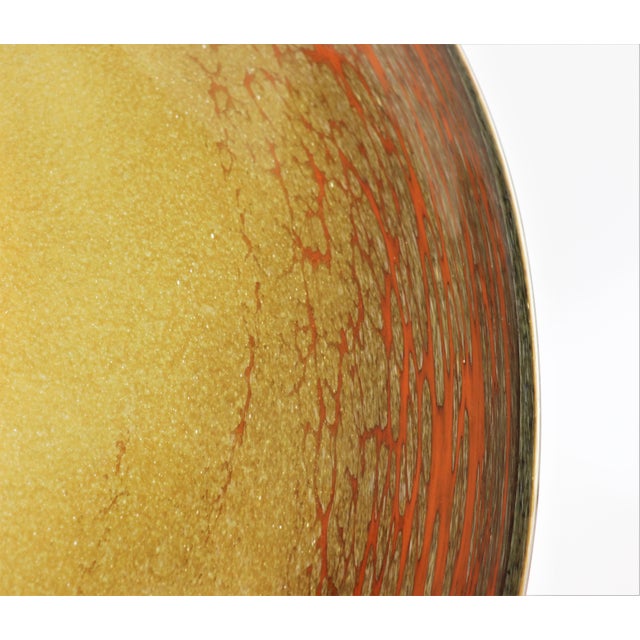 1960s Mid-Century Modern Flared Calcedonio Murano Glass Pendant Light, 1960s For Sale - Image 10 of 16