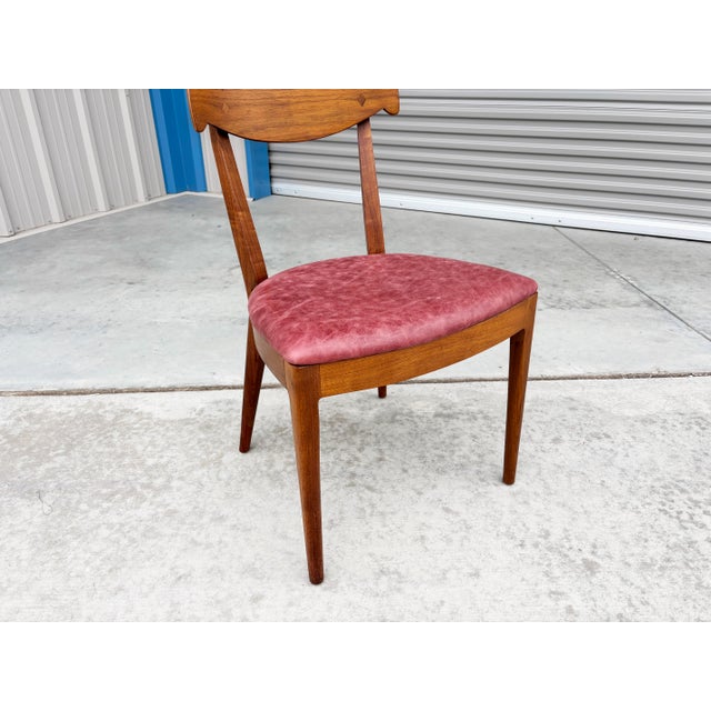 Mid Century Walnut Dining Chairs by Kipp Stewart for Drexel For Sale - Image 13 of 14