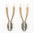 Metal Art Deco Style Brass 2-Branch Wall Sconces, Pair For Sale - Image 7 of 7