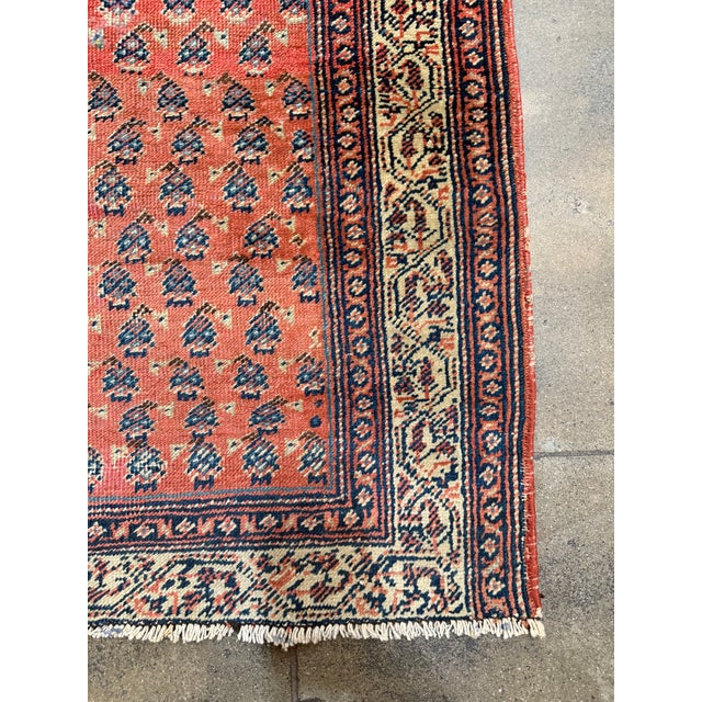1920s Saraband Long Runner Rug With Allover Boteh Design For Sale In Los Angeles - Image 6 of 7