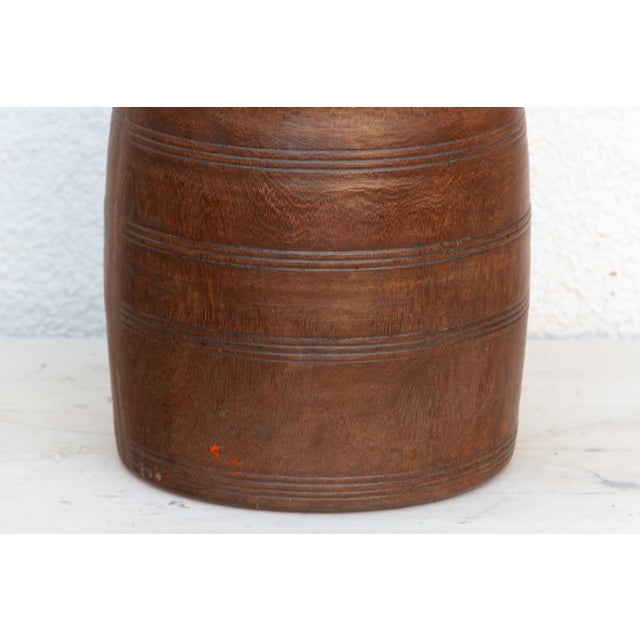 Antique Colonial Turned Grain Bowl For Sale In Los Angeles - Image 6 of 9