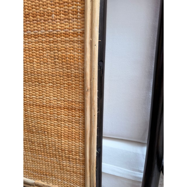 Off-white Rattan Lounge Chair For Sale - Image 8 of 10