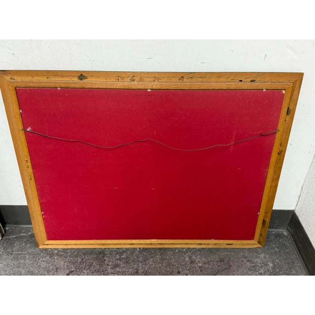 Arne Wolf Church in Fortin, Mexico Framed Wood Block Print, Circa 1962 For Sale In San Francisco - Image 6 of 11