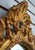 Glass Italian Vintage Ornate Gold Frame Oval Wall Mirror For Sale - Image 7 of 9
