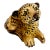 Italian Terracotta Leopard Cub Small Figurine For Sale