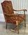 Vintage Louis XIV French Revival Upholstered Chair With Ottoman For Sale - Image 9 of 10