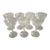 Vintage Fostoria “Navarre” Etched Crystal Coupes or Sherbets - A Set of 7 For Sale