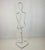 Contemporary White Tubular Mannequin Silhouette Coat Rack, Italy, 1980s For Sale - Image 3 of 7