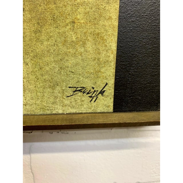 Modernist Geometric Painting, 1971 For Sale - Image 11 of 13