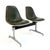 Iconic mid-century bench (with two seat shells), a design classic by charles & ray eames for herman miller (usa),...