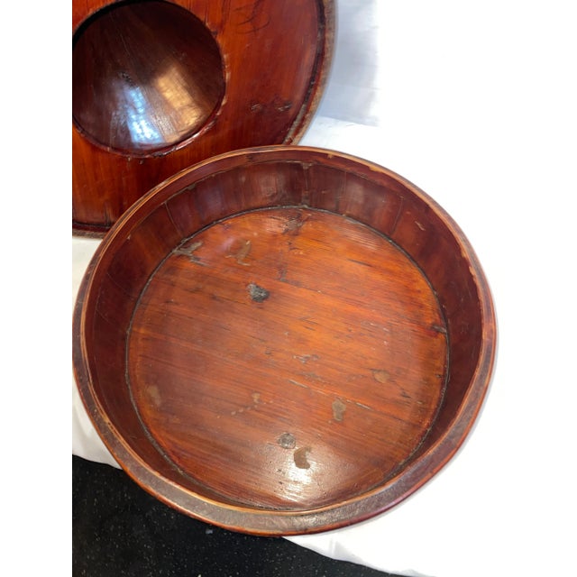 1920s 1920s Three Tiered Chinese Hat Box For Sale - Image 5 of 12