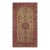 Vintage Samarkand Rug in Beige and Red With Geometric Medallion - Rug & Kilim For Sale