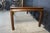 Mid Century Chinoiserie Matchbook Walnut Brass & Glass Extendable Dining Table For Sale - Image 15 of 15