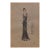 Lanvin of Paris C1920s Original Fashion Illustration in Gouache For Sale