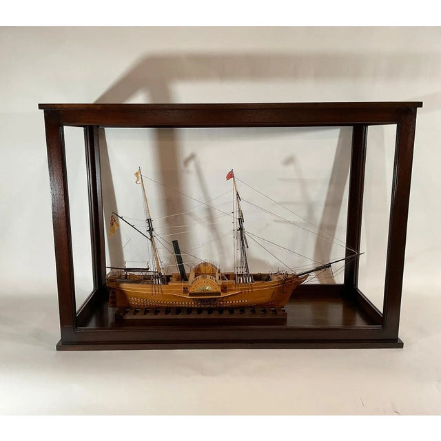 2000 - 2009 Model of the Paddle Steamer Sirius For Sale - Image 5 of 12
