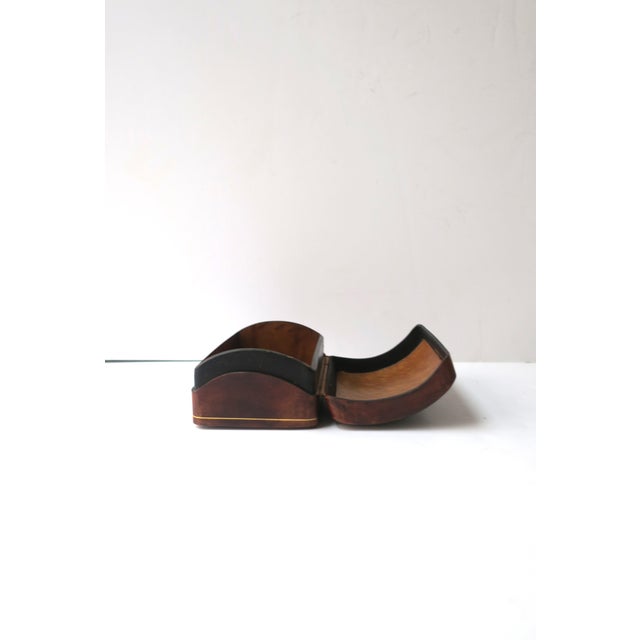 Italian Leather Jewelry Box For Sale In New York - Image 6 of 12